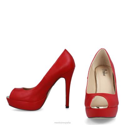 Menbur mujer illa 204L3799 tacones altos rojo