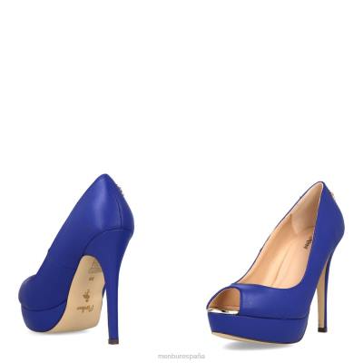 Menbur mujer illa 204L772 tacones altos azul medio