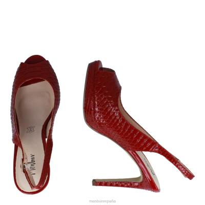 Menbur mujer impertinente 204L1327 tacones altos rojo