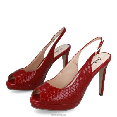 Menbur mujer impertinente 204L1327 tacones altos rojo