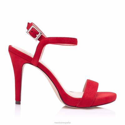 Menbur mujer italia 204L4950 tacones altos rojo