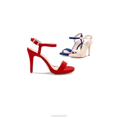 Menbur mujer italia 204L4950 tacones altos rojo