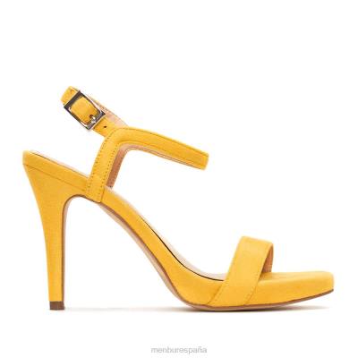 Menbur mujer italia 204L4954 tacones altos amarillo