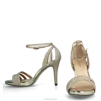 Menbur mujer kigali 204L5177 tacones altos beige