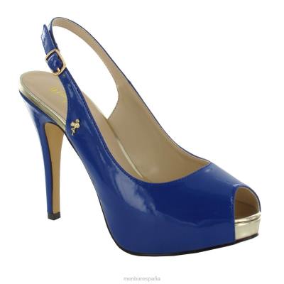 Menbur mujer lila 204L4239 tacones altos azul medio