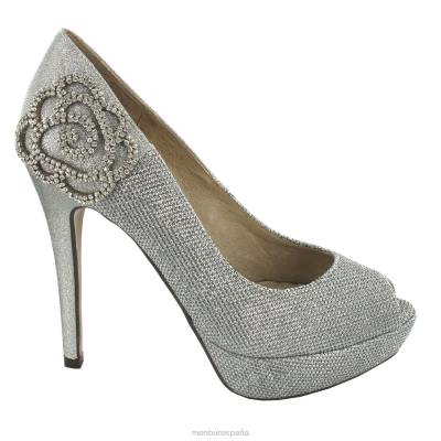 Menbur mujer luisiana 204L4725 tacones altos gris