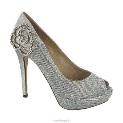 Menbur mujer luisiana 204L4725 tacones altos gris