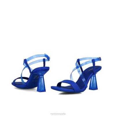 Menbur mujer lupus 204L732 tacones altos azul medio