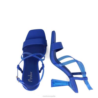 Menbur mujer lupus 204L732 tacones altos azul medio