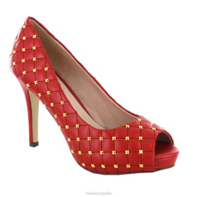 Menbur mujer magri 204L1086 tacones altos rojo