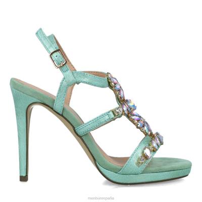 Menbur mujer medusa 204L3947 tacones altos verde