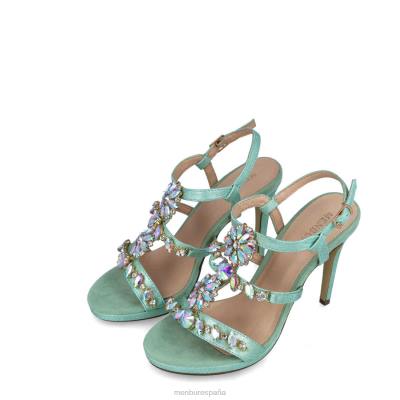 Menbur mujer medusa 204L3947 tacones altos verde