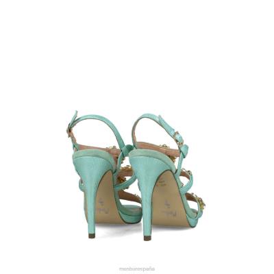 Menbur mujer medusa 204L3947 tacones altos verde