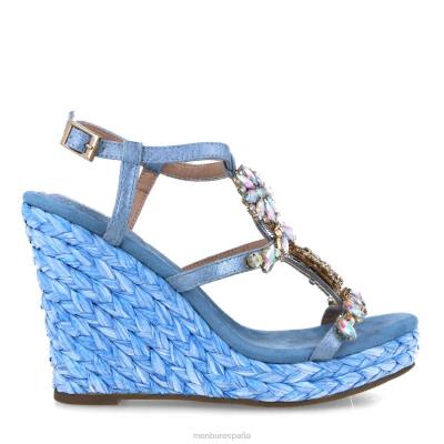 Menbur mujer medusa 204L5435 tacones altos azul claro