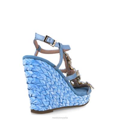 Menbur mujer medusa 204L5435 tacones altos azul claro