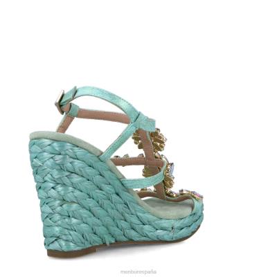 Menbur mujer medusa 204L5436 tacones altos verde