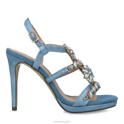 Menbur mujer medusa 204L826 tacones altos azul claro