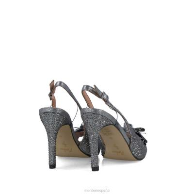 Menbur mujer melanita 204L3868 tacones altos gris