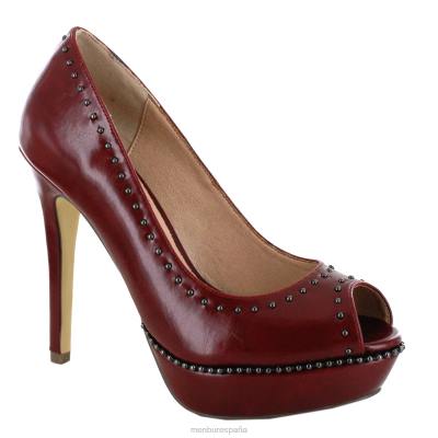 Menbur mujer melegari 204L4329 tacones altos rojo