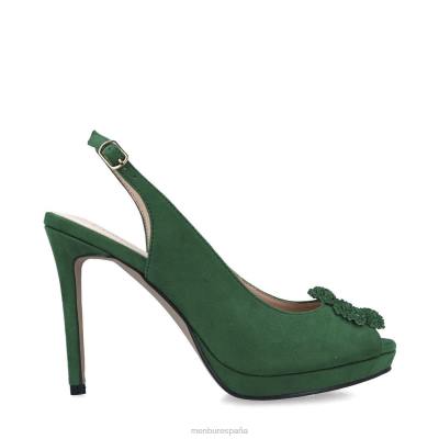 Menbur mujer meletea 204L1224 tacones altos verde