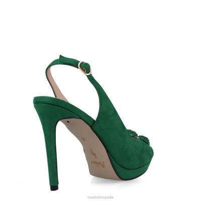 Menbur mujer meletea 204L1224 tacones altos verde