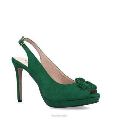 Menbur mujer meletea 204L1224 tacones altos verde