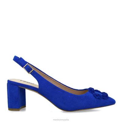 Menbur mujer meletea 204L1257 tacones altos azul medio