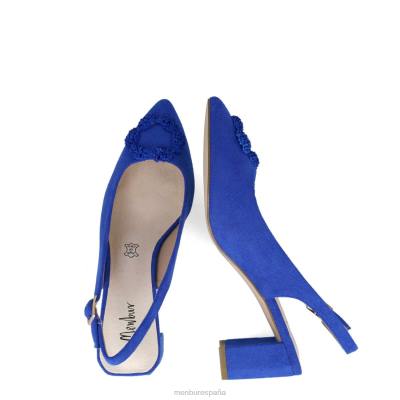 Menbur mujer meletea 204L1257 tacones altos azul medio