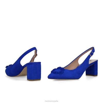 Menbur mujer meletea 204L1257 tacones altos azul medio