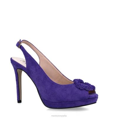 Menbur mujer meletea 204L4836 tacones altos Violeta