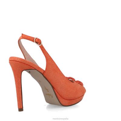 Menbur mujer meletea 204L4838 tacones altos coral