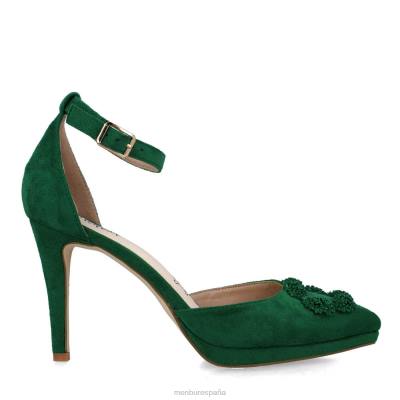 Menbur mujer meletea 204L4870 tacones altos verde