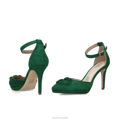 Menbur mujer meletea 204L4870 tacones altos verde