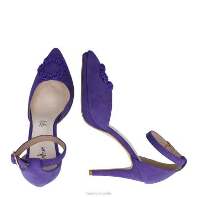 Menbur mujer meletea 204L4873 tacones altos Violeta