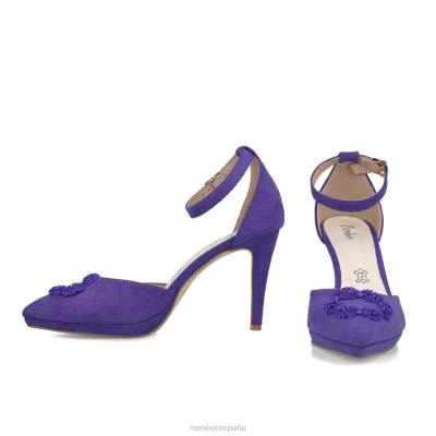 Menbur mujer meletea 204L4873 tacones altos Violeta