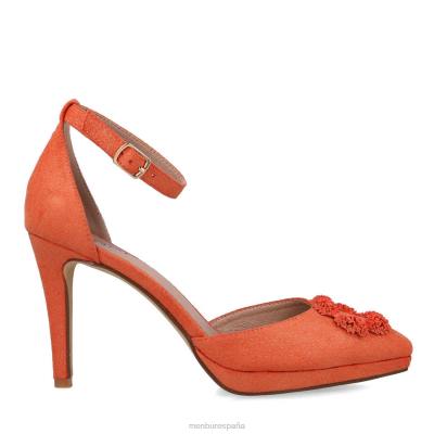 Menbur mujer meletea 204L4874 tacones altos coral