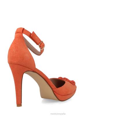 Menbur mujer meletea 204L4874 tacones altos coral