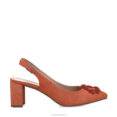 Menbur mujer meletea 204L4923 tacones altos coral