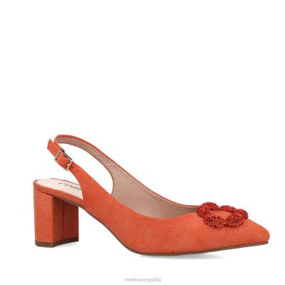 Menbur mujer meletea 204L4923 tacones altos coral