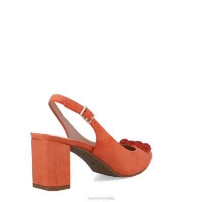 Menbur mujer meletea 204L4923 tacones altos coral