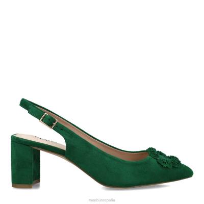 Menbur mujer meletea 204L4924 tacones altos verde