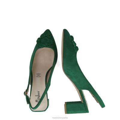 Menbur mujer meletea 204L4924 tacones altos verde