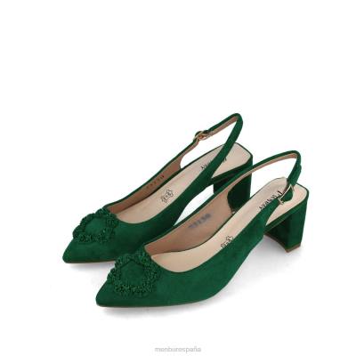 Menbur mujer meletea 204L4924 tacones altos verde