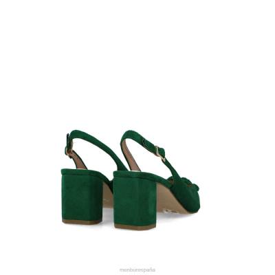 Menbur mujer meletea 204L4924 tacones altos verde