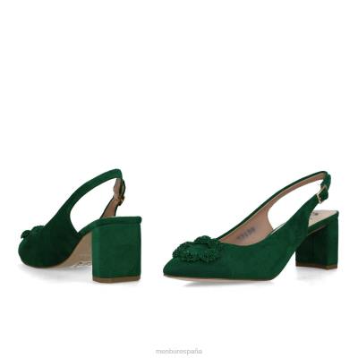 Menbur mujer meletea 204L4924 tacones altos verde