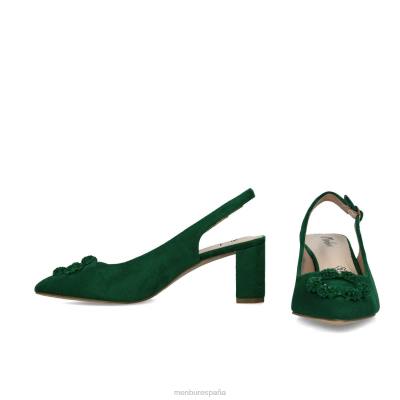 Menbur mujer meletea 204L4924 tacones altos verde