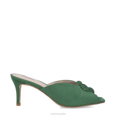 Menbur mujer meletea 204L5501 tacones altos verde