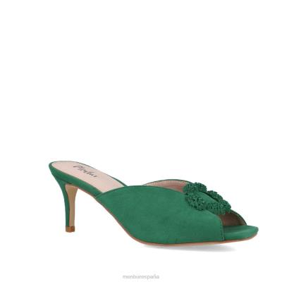 Menbur mujer meletea 204L5501 tacones altos verde