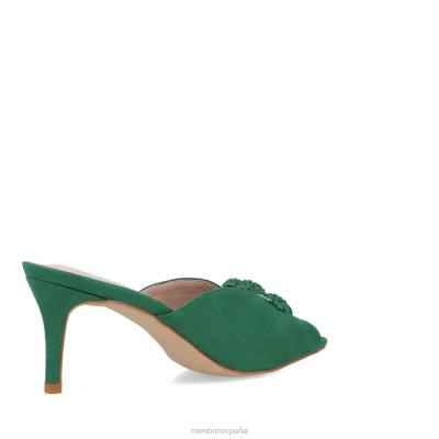 Menbur mujer meletea 204L5501 tacones altos verde