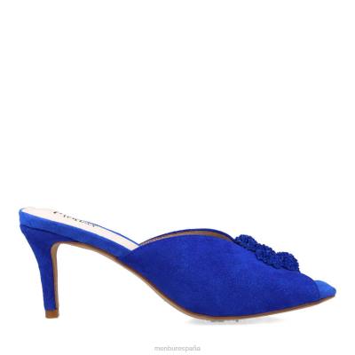 Menbur mujer meletea 204L5502 tacones altos azul medio